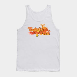 Twilight Town Logo Pixel Art Tank Top